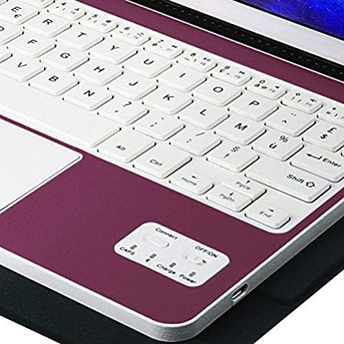 CoastaCloud Clavier AZERTY Bluetooth 3.0 Étui Housse pour Tout système Windows Android Tablette PC 9.0-10.6 Pouces Touchpad Tactile