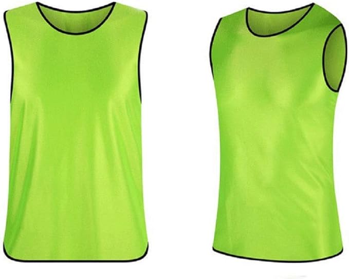 New! Bibs Adult Sports Team Scrimmage Training Vests Pack of 6 & 12 Soccer Jersey Pack