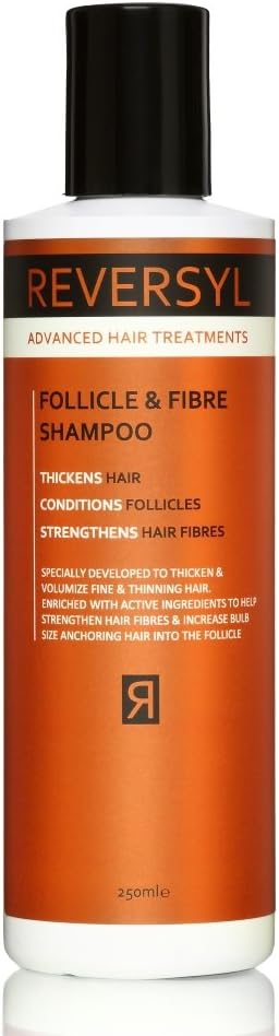 Reversyl Follicle And Fibre Shampoo For Fine Thinning Hair And Hair Loss (Alopecia) (250ml) Reduce Hair Loss And Get Stronger Thicker Hair For Men And Women