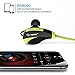 TOTU Bluetooth Headphones, V4.1 Stereo Noise Isolating Sports Sweatproof Headset with Mic for iPhone 7 Samsung Galaxy S7 and Android Phones [Upgraded Version], Black … (Green)