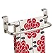mDesign Over-Door Cabinet Towel Holder - Kitchen Cabinet Double Towel Bar Rack - Over Cabinet Towel Bar Hanger for Hand, Dish, and Tea Towels - 9.84