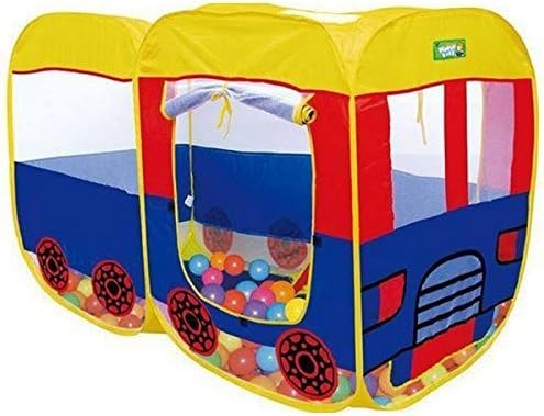 Tabu Toys World Baby Pop Up Tent House Bus Shape 54 X 37 X 27 Inches