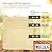 Reusable Beeswax Wrap 6 Pack, Eco Food Covers Super Cling Non-Plastic Dye Free, Odor Free Bees Wax 0 Waste Products, Eco-Wrap Biodegradable, Unbleached Cloth, Cheese Wrapping
