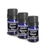 SpaRoom Essential Oil Set Guardian Essence Immunity Blends, Includes 3 Bottles (Daytime BOOST, Nighttime SERENE, Defense EXTRA), 5 mL