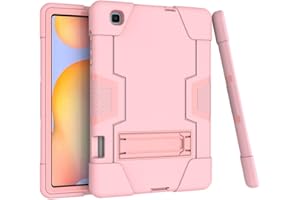Jaorty Shockproof Case for Samsung Galaxy Tab S6 Lite 10.4 inch 2022/2020 Model (SM-P610/P613/P615/P619),3 IN 1 Hybrid [Soft&