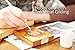 Genuine Gold Leaf Sheets 12k - by Barnabas Blattgold - 3.4 inches - 25 Sheets Booklet - Transfer Patent Leaf