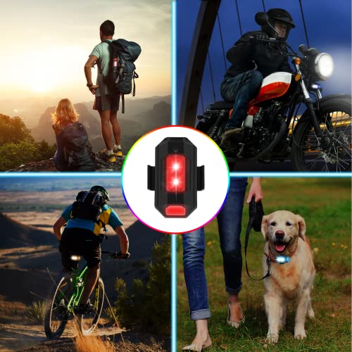 2 Pack Motorcycle Helmet Light, Helmet Light For Night, Jcabin LED