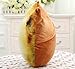 Mkono Decorative Throw Pillow 3D Akita Doge Dog Head Cartoon Plush Pillow Funny Christmas Birthday Gift Idear Lovely Animal Stuffed Toys