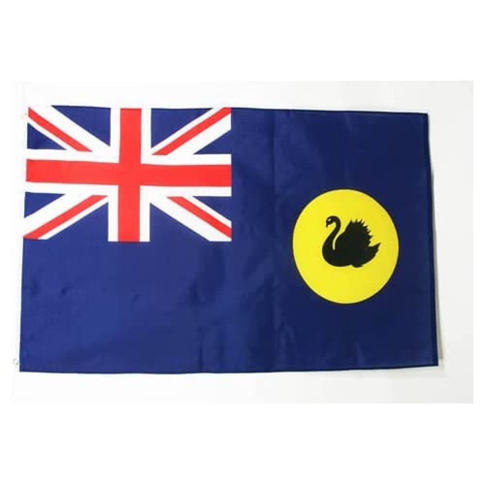 AZ FLAG - Western Australia Flag - 2x3 Ft - 100D Polyester West Australian - Sandgroper Banner with Two Metal Grommets - Fade Resistant - Vivid Colors - 2' x 3' Feet - 90x60 Cm