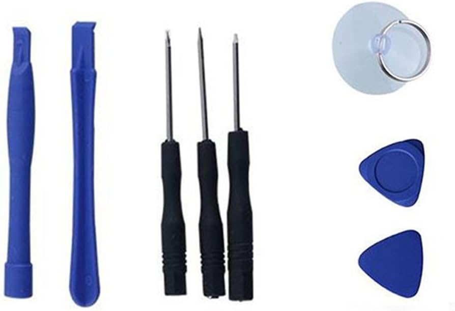Cewaal 8 in1 Repair Phone Screen Kit, Screwdrivers and Suction Cup Tool Set For iPhone 7/6/5/4/SE, Samsung, Tablet