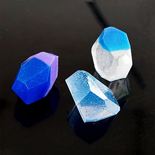 3 Styles DIY Resin Diamond Jewelry Casting Molds, Silicone Mold Kit, Liquid Resin Craft Molds - Thumbnail 3