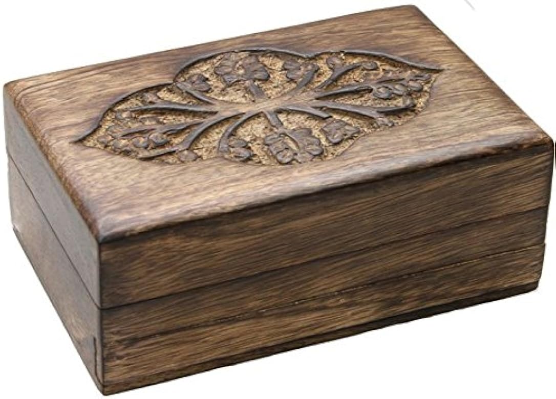 Caja mágica de Madera, Magic Box 15 x 10 x 6,5 cm, Caja secreta: Amazon.es: Joyería