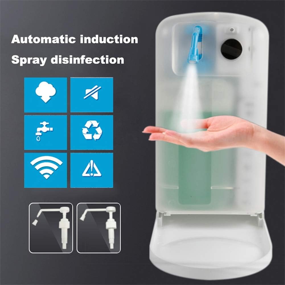EMGOD Hand Disinfection Machine,Induction Touchless Disinfectant Dispenser,1000 Ml Large Capacity Sensitive Response Exquisite Fog,Family Or Public Places,Spray type