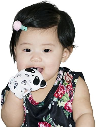 Silicone Teething Mittens for Babies - Teething Gloves for Infant - Baby Teething Mitten BPA Free - Teethers Toys for Boys|Girl-Soothing Pain relief Teether Toy 0-6 months