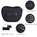 Conthou Car Neck Pillow Memory Foam for Cervical Pain Relief, Ergonomic Neck Support with Extender Strap for Car Seat, Office Chair, Recliner and Gaming Chair