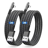 90 Degree iPhone Charger Cable 6ft, MFi Certified