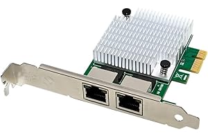 Cenroelon Gigabit Ethernet Network Card NI Dual Port Network Adapter 1000Mbps High-Speed LAN Network Card for Win7/8/10