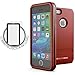 BUDDIBOX iPhone 5s Case,  [Shield] Slim Dual Layer Protective Case with Kickstand for Apple iPhone 5 / 5s / SE, (Red)