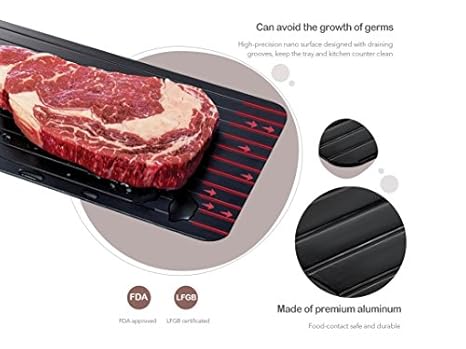 Bandeja Descongelación Antiadherente, Sistema Rápido | Plato para ...