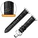 Fintie Leather Band Compatible with Watch 44mm 42mm, Replacement Wrist Bands with Adjustable Butterfly Buckle Compatible with Watch Series 5 Series 4 Series 3 Series 2 Series 1 - Black
