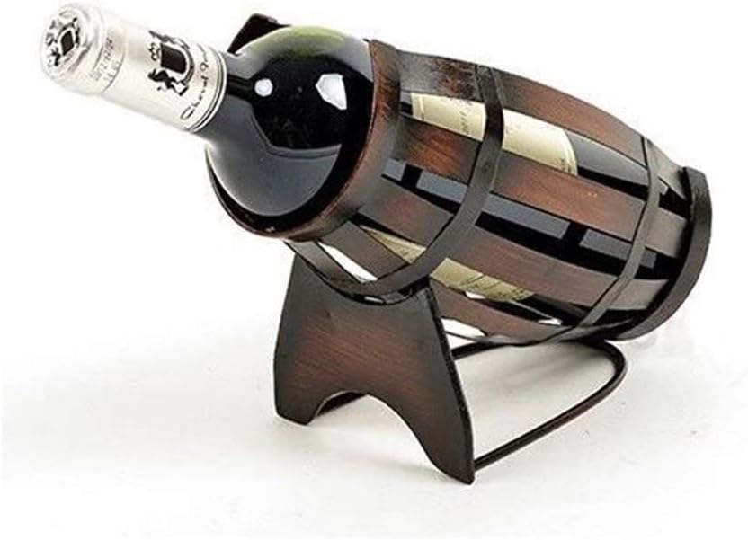 MOGAOK Botella de Vino en Rack Barriles Los titulares del Vino Vino
