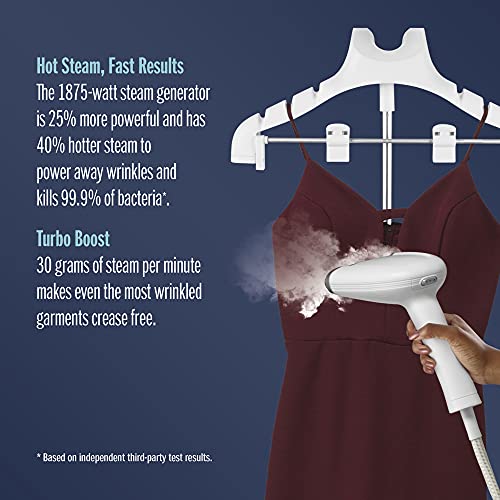 Conair Full Size Garment Steamer for Clothes, Turbo ExtremeSteam 1875W
