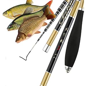 Laselectionfishing Canne Au Coup Chinoise Ultra Light Pêche Carpe à La Pâte Télescopique En Carbone 5m 4m Poisson Jusqu…