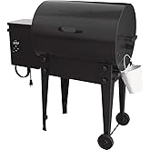 Traeger Grills Tailgater 20 Portable Wood Pellet Grill and Smoker, Black