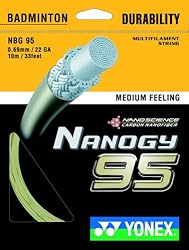 YONEX Badminton String Nanogy_95 Medium Feeling