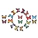 20 Piece Cut Beautifull Double Butterfly Wall Stickers Decoration Magnets
