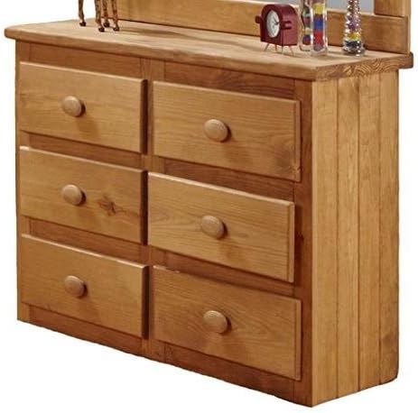 ioneyes Dresser Chest Wood 6Drawer Wooden LFRZV13238776SBHV