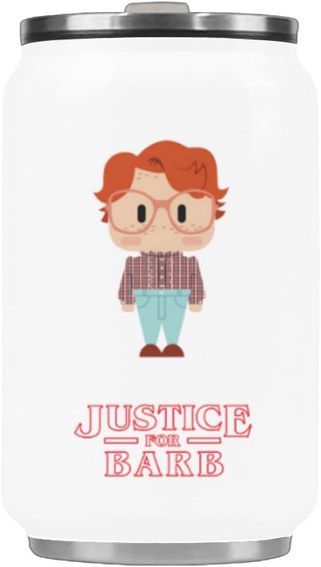 Water Bottle Justice For Barb Travel Mug Stainless Steel Coffee Tea Cup 10.3 Ounce