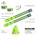 GoxRunx Reflective Bands Running Gear 6 Pack-Adjustable Reflective Armband Arm Wrist Ankle Leg Bands Reflectors -Reflective Tape Straps for Clothing Night Running Cycling Walking -Slap Bracelets