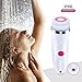 GLAMFIELDS Facial Brush Waterproof Electric Facial Cleansing Brush Skin Cleaner, USB Rechargeable Face SPA beauty for Deep Scrubbing, Gentle Exfoliating & Removing Blackhead with 3 Brush Heads (White)