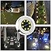 Solar Ground Lights, 8 LED Disk Lights Solar Powered, Outdoor In-Ground Lights, IP65 Waterproof for Landscape, Walkway, Lawn, Steps Decks, Pathway, Yard Driveway, Stairs, Warm White Lights(8 Pack)