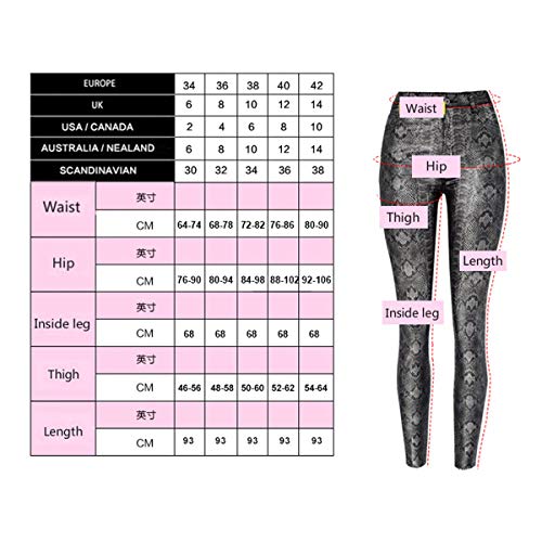 51daFPEUfZL ZssmGood Pantalones de Serpiente Plateados de PU de Cintura Alta Pantalones de Cuero Recubiertos de Mujer Leggings… ZssmGood Pantalones de Serpiente Plateados de PU de Cintura Alta Pantalones de Cuero Recubiertos de Mujer Leggings… - Imagen 7