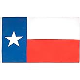 AZ FLAG - Texas Flag - 3x5 Ft - 100D Polyester Texan Us State Banner with Two Metal Grommets - Fade Resistant - Vivid Colors - 3' x 5' Feet - 150x90 Cm