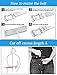 QISHI YUHUA Ratchet Belt for Men, Slide Men's Belt with Genuine Leather 1 3/8,Trim to Fit - Black,137-L