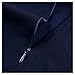 Miusol Women's 3/4 Sleeve Classy Casual Belted Vintage Retro Evening Swing Dress Navy Blue Small