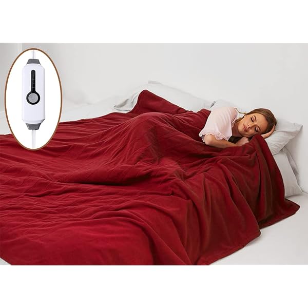 Heated Blanket Full Size 72 x 84, Polar Fleece Electric Throw Full Body  Warming with Fast Heat, Heating Blankets for Couch u0026 Bed with 4 Levels u0026 10  Hour Auto Off, Machine