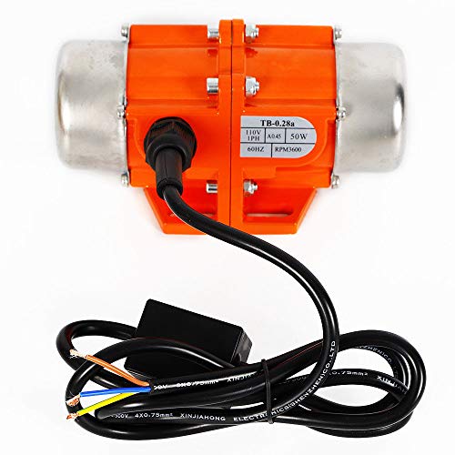 50W Vibration Motor AC110V 3600rpm Industrial Single Phase Asynchronous Vibrator for Shaker Table