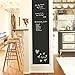 Wall Decal,Chalkboard Wall Sticker, Hcbyae DIY Vinyl Chalkboard Removable Whiteboard Wall Sticker Decal PVC Wall Decal Self Adhesive DIY Reusable Erasable for Kids Home Office