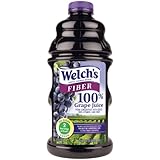 Welch's 100% Grape Juice with Fiber, 64 Ounce (Pack of 8)
