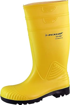 mens yellow rubber boots