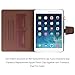 Tranesca Premium Leather Case for Apple iPad Pro 9.7 with Apple Pencil Holder 2016 Version (Not for iPad Air or iPad Mini),Topaz Brown