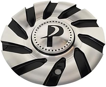 Phino Wheels PW12 CSPW12-2A Black and Machined Center Cap