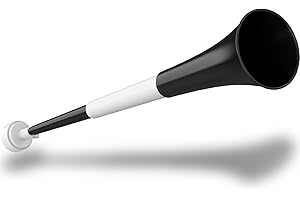 Qidoe Collapsible Stadium Horn Noise Maker 24 Inch Vuvuzela Blow Horns Loud Sound Soccer Horn Blow Horn Noisemakers for Sporting Events Graduation Games Sports Party Supplies Favors Accessories