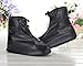Whose Lemon Women Men Waterproof Shoes Cover Reusable Shoes Covers Rain/Snow Protective Zippered High Elastic Fabric Thicken Sole Slip-resistant Wear-resistant Shoes Covers Black L