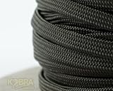 mod/smart Kobra MaxCord High Density Coreless Paracord 16 - 18AWG Sleeving 1/8in.- 100 Foot Spool, Black