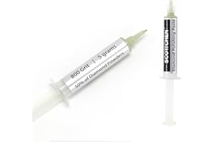 SCOTTCHEN Diamond Polishing Paste,800 Grit 12-25 Microns Lapping Compound with 50% Concentration of Diamond Powders for Jewelry, Metal, Ring, Glass, Coin,etc.-5 Gram